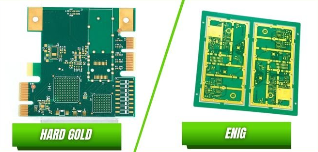 The Critical Difference Between Hard Gold and ENIG in PCB Manufacturing: A Comprehensive Analysis