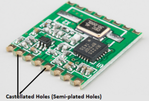 Castellated PCB